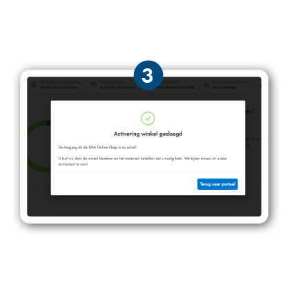 Registratie succesvol