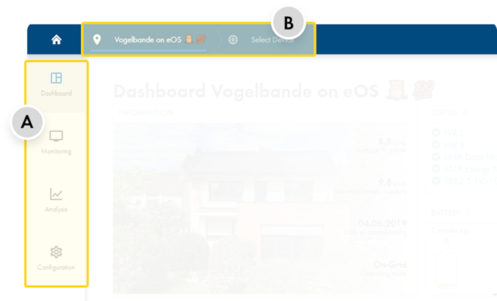 Navigatie - Sunny Portal powered by ennexOS